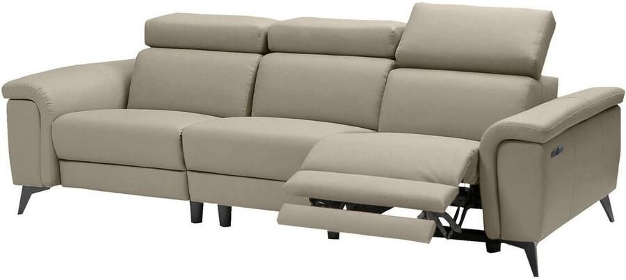 Places of Style 3-zitsbank Marita met elektrische relaxfunctie in de zitting en usb-aansluiting - Foto 4