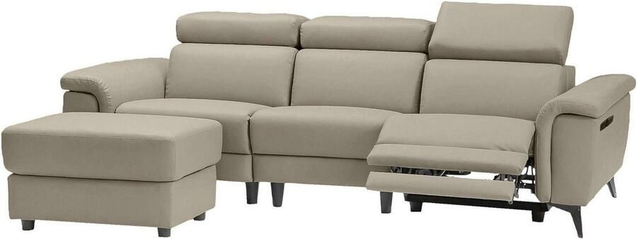 Places of Style 3-zitsbank Marita met elektrische relaxfunctie in de zitting en usb-aansluiting - Foto 5