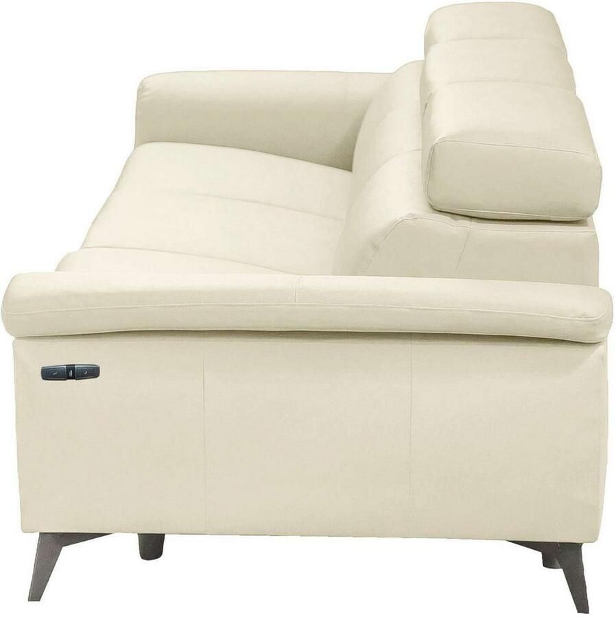 Places of Style 3-zitsbank Marita met elektrische relaxfunctie in de zitting en usb-aansluiting