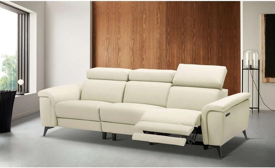 Places of Style 3-zitsbank Marita met elektrische relaxfunctie in de zitting en usb-aansluiting - Foto 2