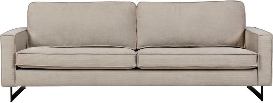 Places of Style 3-zitsbank Maxi-uitvoering Pinto 236 cm cord chenille leerlook