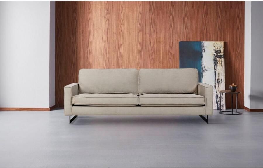 Places of Style 3-zitsbank Maxi-uitvoering Pinto 236 cm cord chenille leerlook - Foto 2