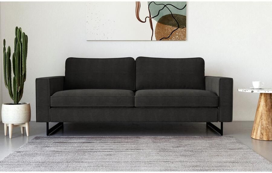 Places of Style 3-zitsbank Maxi-uitvoering Pinto 236 cm cord chenille leerlook - Foto 2