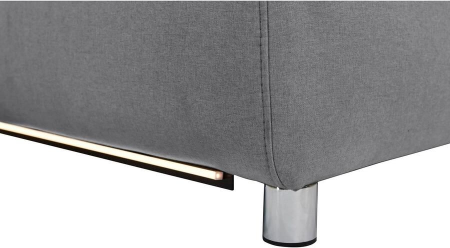Home affaire 3-zitsbank Pareli 229 cm handmatige en elektrische relaxfunctie in 2 zits USB verstelbare hoofdsteun LED-verlichting in echt leer kunstleer geweven stof - Foto 7