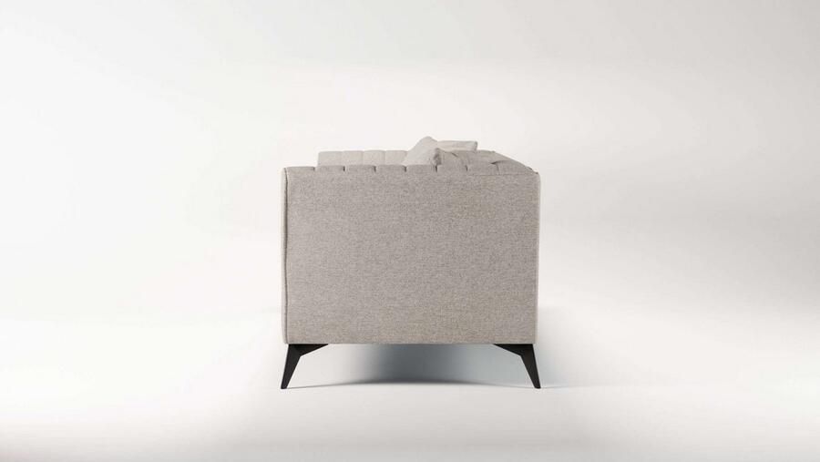 Places of Style 4-zitsbank MATTHEW elegant designsofa afmetingen B D H: 231 86 74 cm XXL stiksels in de rug losse zitkussens inclusief 2. sierkussen - Foto 3