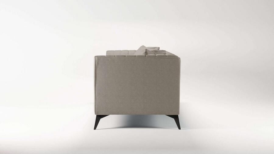 Places of Style 4-zitsbank MATTHEW elegant designsofa afmetingen B D H: 231 86 74 cm XXL stiksels in de rug losse zitkussens inclusief 2. sierkussen - Foto 3