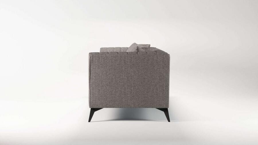 Places of Style 4-zitsbank MATTHEW elegant designsofa afmetingen B D H: 231 86 74 cm XXL stiksels in de rug losse zitkussens inclusief 2. sierkussen - Foto 3