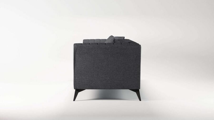 Places of Style 4-zitsbank MATTHEW elegant designsofa afmetingen B D H: 231 86 74 cm XXL stiksels in de rug losse zitkussens inclusief 2. sierkussen - Foto 2