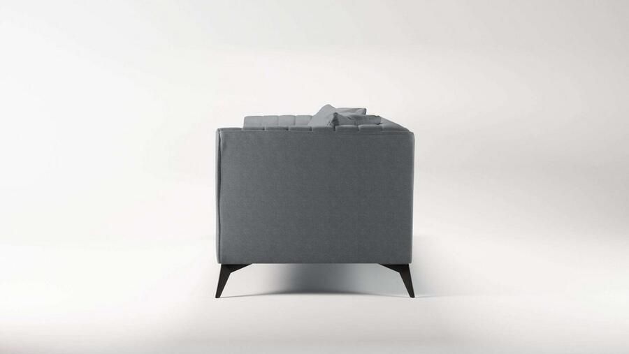 Places of Style 4-zitsbank MATTHEW elegant designsofa afmetingen B D H: 231 86 74 cm XXL stiksels in de rug losse zitkussens inclusief 2. sierkussen - Foto 2