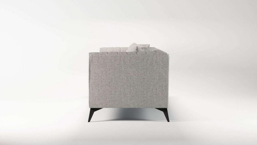 Places of Style 4-zitsbank MATTHEW elegant designsofa afmetingen B D H: 231 86 74 cm XXL stiksels in de rug losse zitkussens inclusief 2. sierkussen - Foto 3