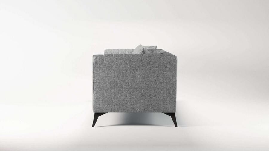 Places of Style 4-zitsbank MATTHEW elegant designsofa afmetingen B D H: 231 86 74 cm XXL stiksels in de rug losse zitkussens inclusief 2. sierkussen - Foto 4