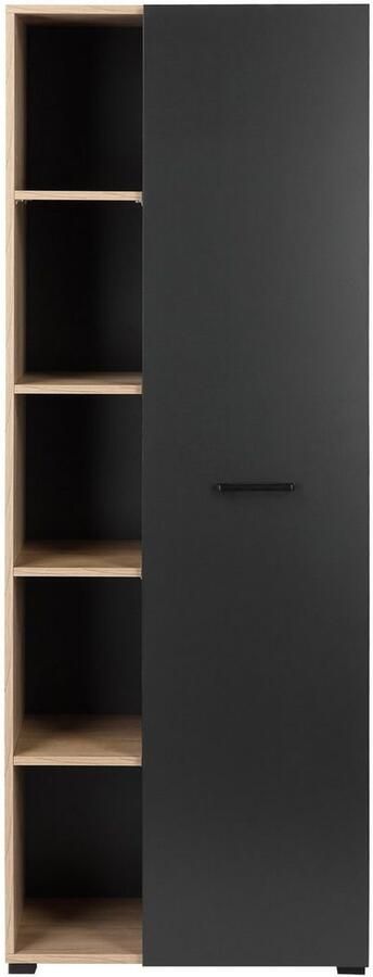 Places of Style Archiefkast Moid moderne multifunctionele kast Afmetingen: 64 5 x 41 5 x 175 cm 5 vakken met veel opbergruimte - Foto 5