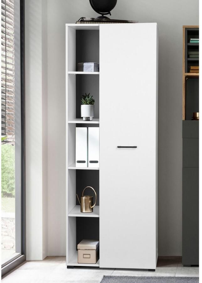 Places of Style Archiefkast Moid moderne multifunctionele kast Afmetingen: 64 5 x 41 5 x 175 cm 5 vakken met veel opbergruimte - Foto 2