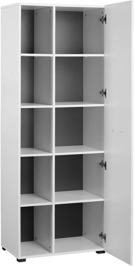 Places of Style Archiefkast Moid moderne multifunctionele kast Afmetingen: 64 5 x 41 5 x 175 cm 5 vakken met veel opbergruimte - Foto 4