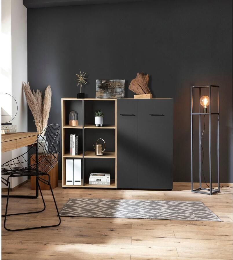 Places of Style Archiefkast Moid multifunctionele kast moderne commode met veel opbergruimte afmetingen 64 5 x 41 5 x 106 cm