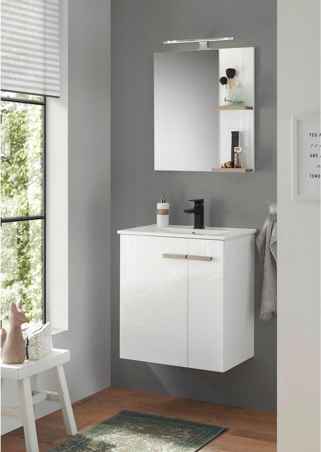 Places of Style Badkamerserie SOLiD badkamermeubelset badkamer in modern ontwerp 2-delige badkamer (2-delig) - Foto 3