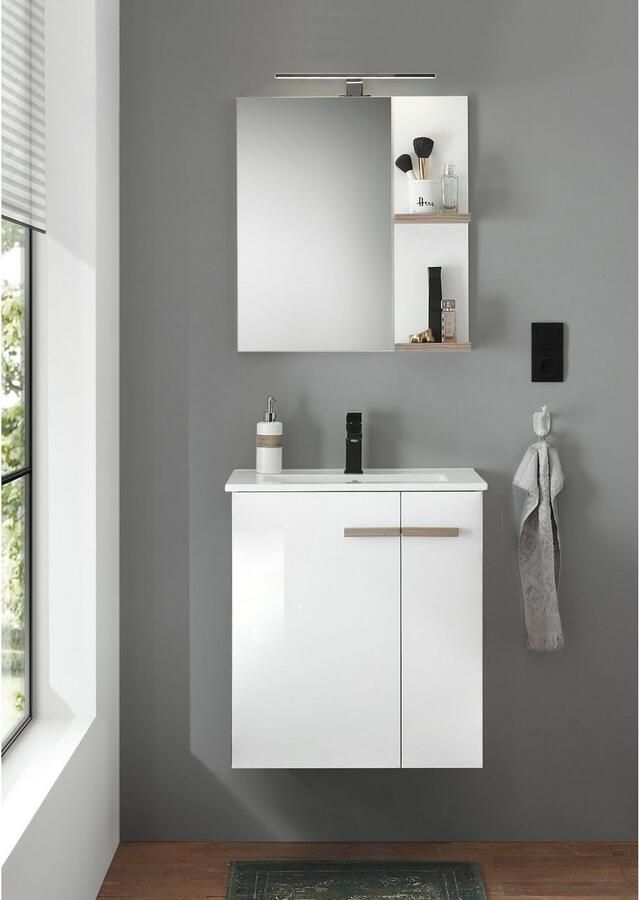 Places of Style Badkamerserie SOLiD badkamermeubelset badkamer in modern ontwerp 2-delige badkamer (2-delig) - Foto 4