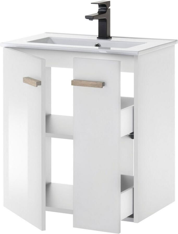 Places of Style Badkamerserie SOLiD badkamermeubelset badkamer in modern ontwerp 2-delige badkamer (2-delig) - Foto 2