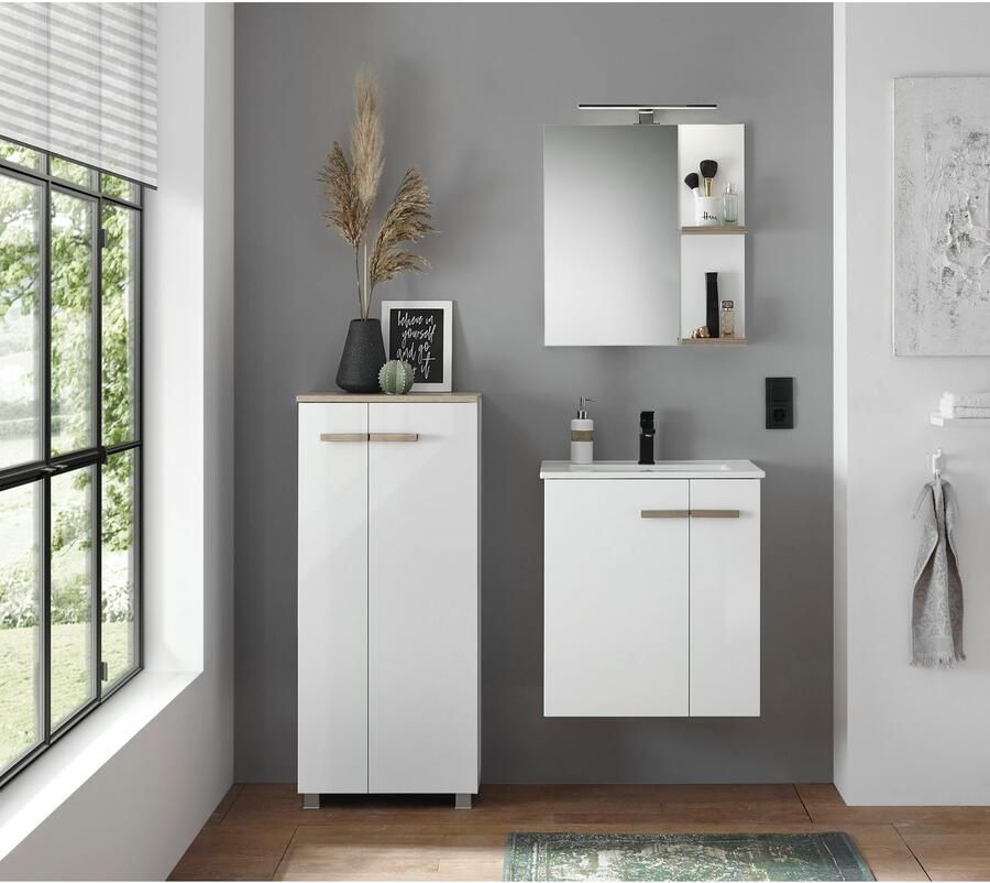 Places of Style Badkamerserie SOLiD badkamermeubelset badkamer in modern ontwerp 3-delige badkamer (3-delig) - Foto 2