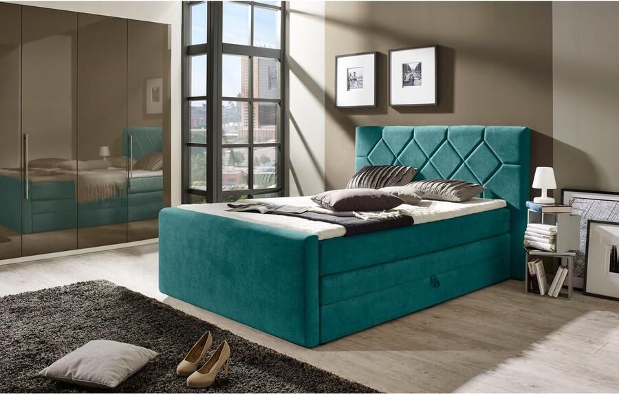 Places of Style Boxspring Atlanta inclusief topmatras en bedkist - Foto 4