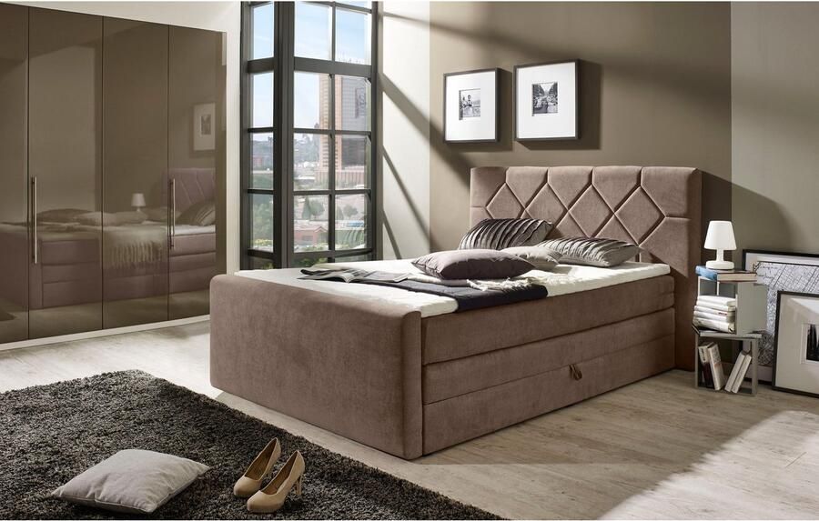 Places of Style Boxspring Atlanta inclusief topmatras en bedkist - Foto 3