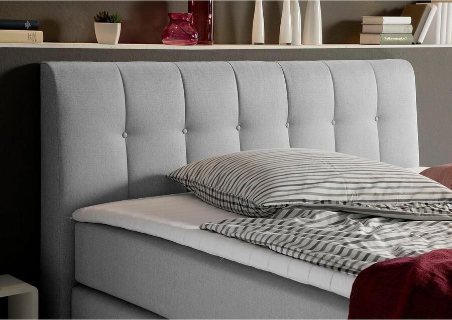 Places of Style Boxspring Cafone incl. topmatras 5 breedtes 3 matrassoorten en 3 hardheden ter keuze - Foto 2