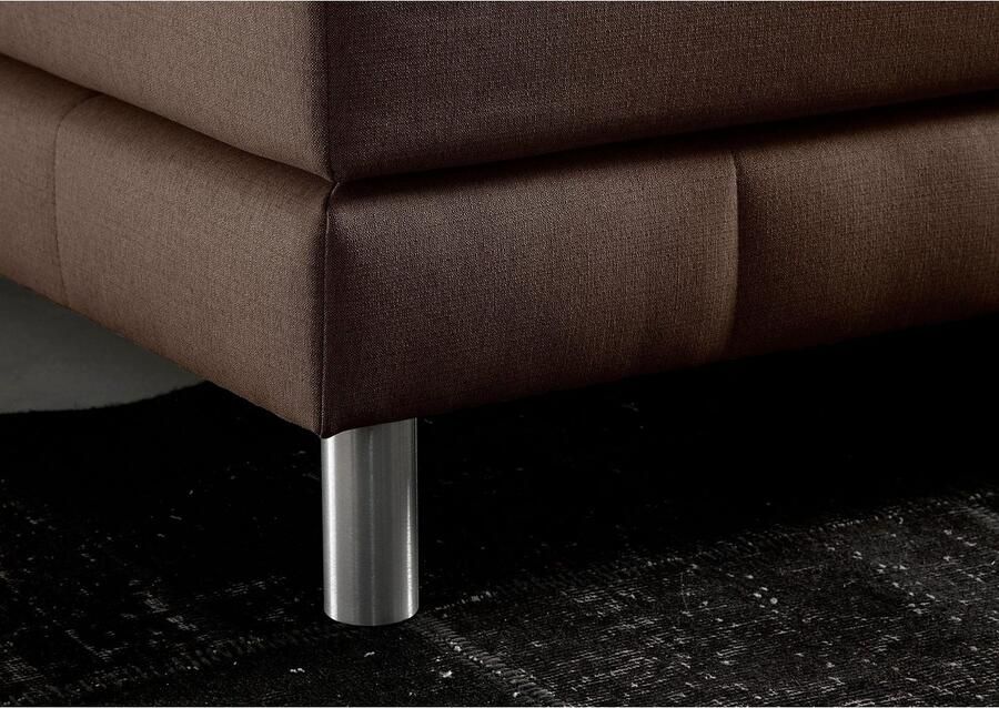 Places of Style Boxspring Cafone incl. topmatras 5 breedtes 3 matrassoorten en 3 hardheden ter keuze