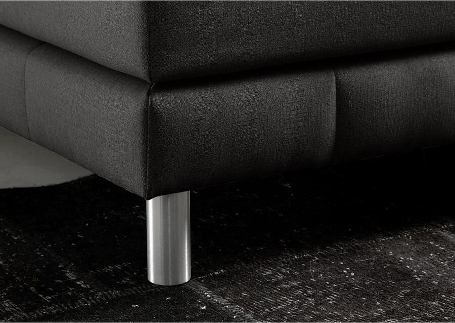 Places of Style Boxspring Cafone incl. topmatras 5 breedtes 3 matrassoorten en 3 hardheden ter keuze