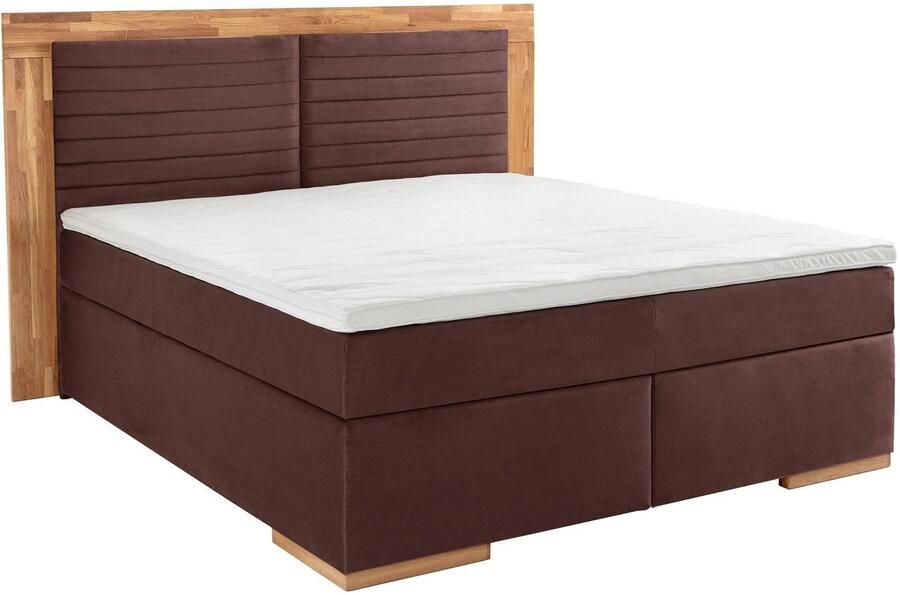 Places of Style Boxspring Cup met massief houten frame met topmatras in 2 hardheden in 3 breedten - Foto 2