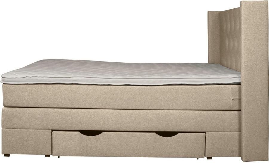 Places of Style Boxspring Elegance met mooie capitonnage in de hardheden h2 & h3 inclusief laden - Foto 6