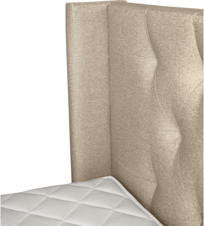 Places of Style Boxspring Elegance met mooie capitonnage in de hardheden h2 & h3 inclusief laden