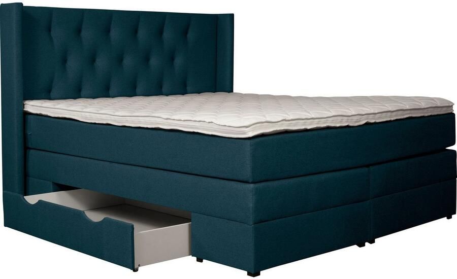 Places of Style Boxspring Elegance met mooie capitonnage in de hardheden h2 & h3 inclusief laden - Foto 5