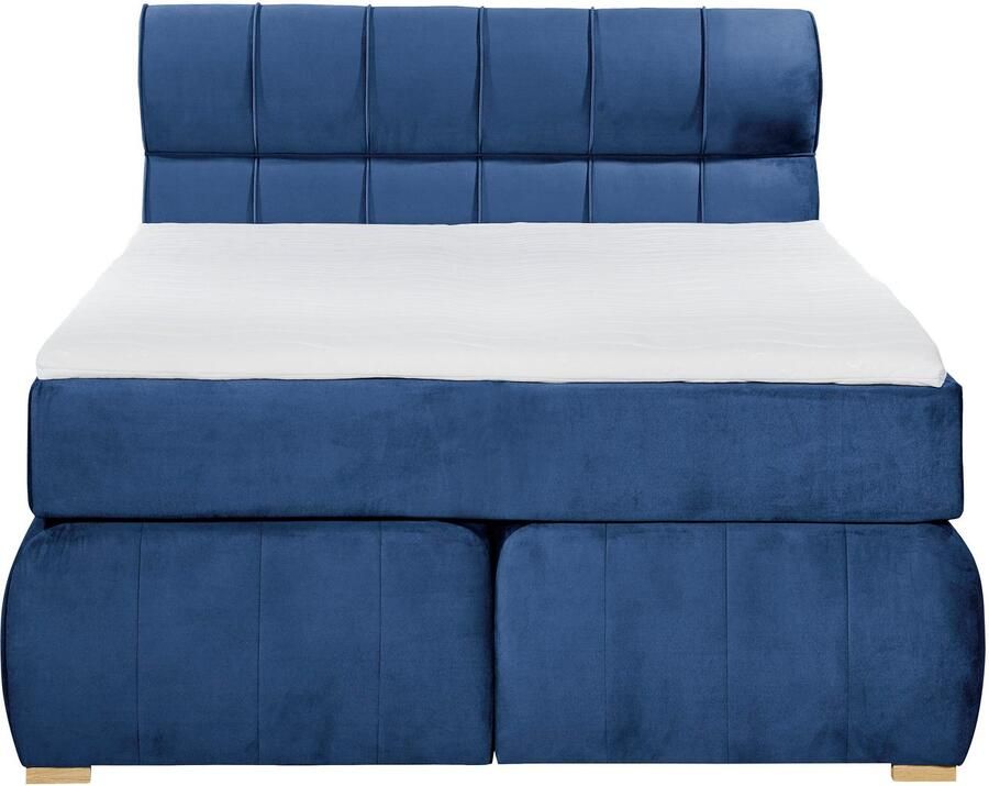 Places of Style Boxspring Felicia in h4 incl. matrastopper en bedbox