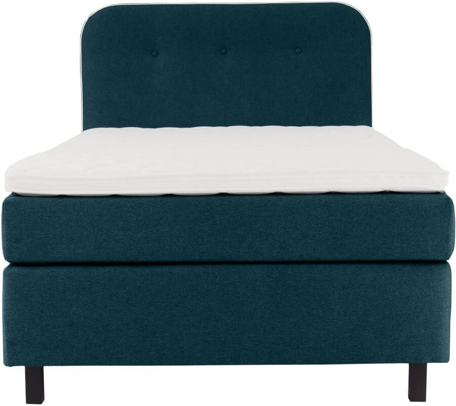 Places of Style Boxspring Marausa met pocketveringsmatras met decoratieve opstaande naad - Foto 2