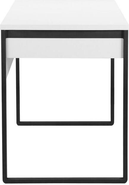 Places of Style Bureau Moid Computertafel in modern design Breedte 120 140 160 cm met metalen poten & lade - Foto 4