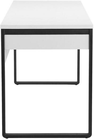 Places of Style Bureau Moid Computertafel in modern design Breedte 120 140 160 cm met metalen poten & lade - Foto 5