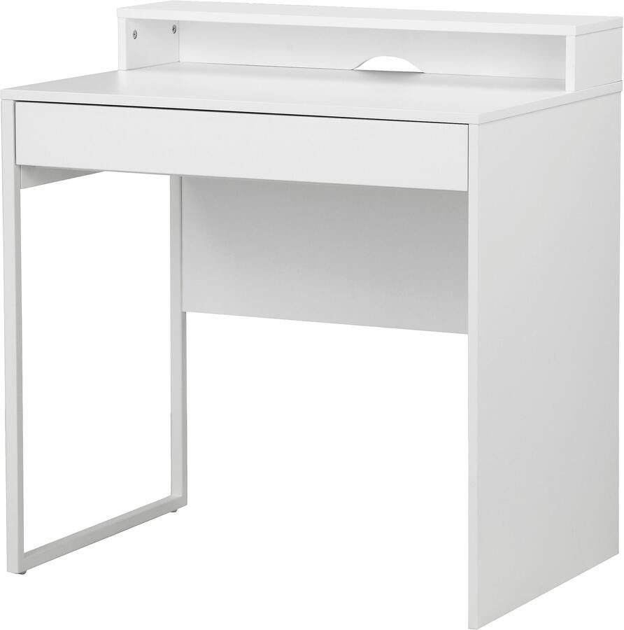 Places of Style Bureau Moid computertafel in modern design Breedte 80 cm met lade kabeldoorvoer & metalen voet - Foto 9