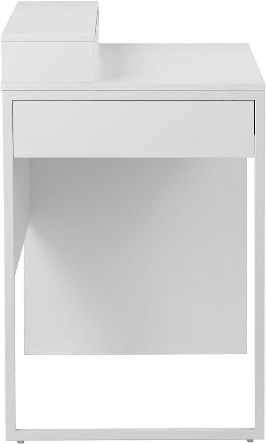 Places of Style Bureau Moid computertafel in modern design Breedte 80 cm met lade kabeldoorvoer & metalen voet - Foto 7