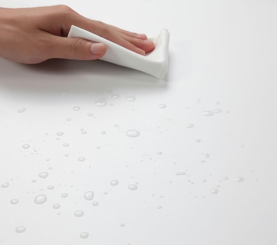 Places of Style Bureau Moid computertafel in modern design Breedte 80 cm met lade kabeldoorvoer & metalen voet - Foto 3