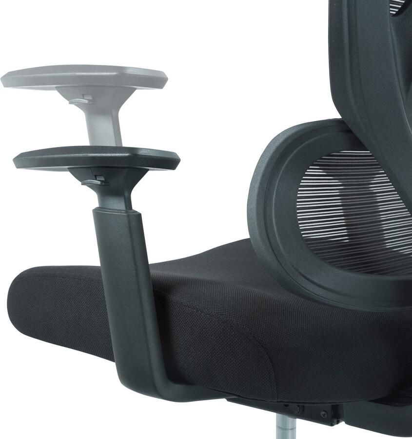 Places of Style Bureaustoel Andora moderne ergonomische bureaustoel verstelbare armleuning & hoofdsteun lendensteun - Foto 2