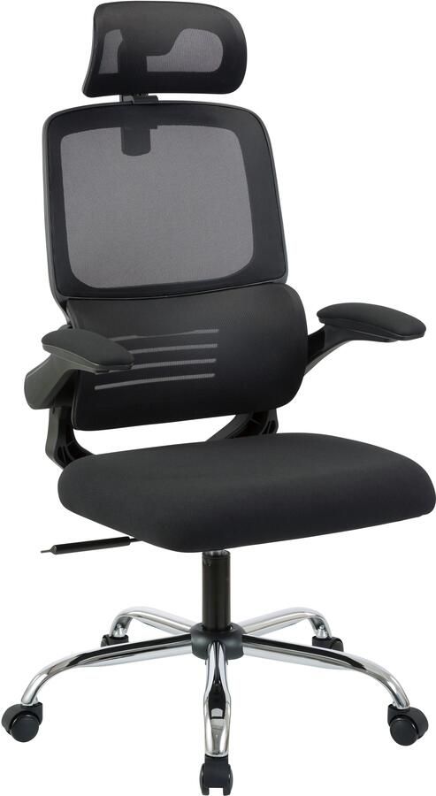 Places of Style Bureaustoel FABION met lendensteun verstelbare hoofdsteun klapbare armleuningen - Foto 8