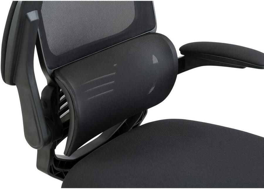 Places of Style Bureaustoel FABION met lendensteun verstelbare hoofdsteun klapbare armleuningen - Foto 4