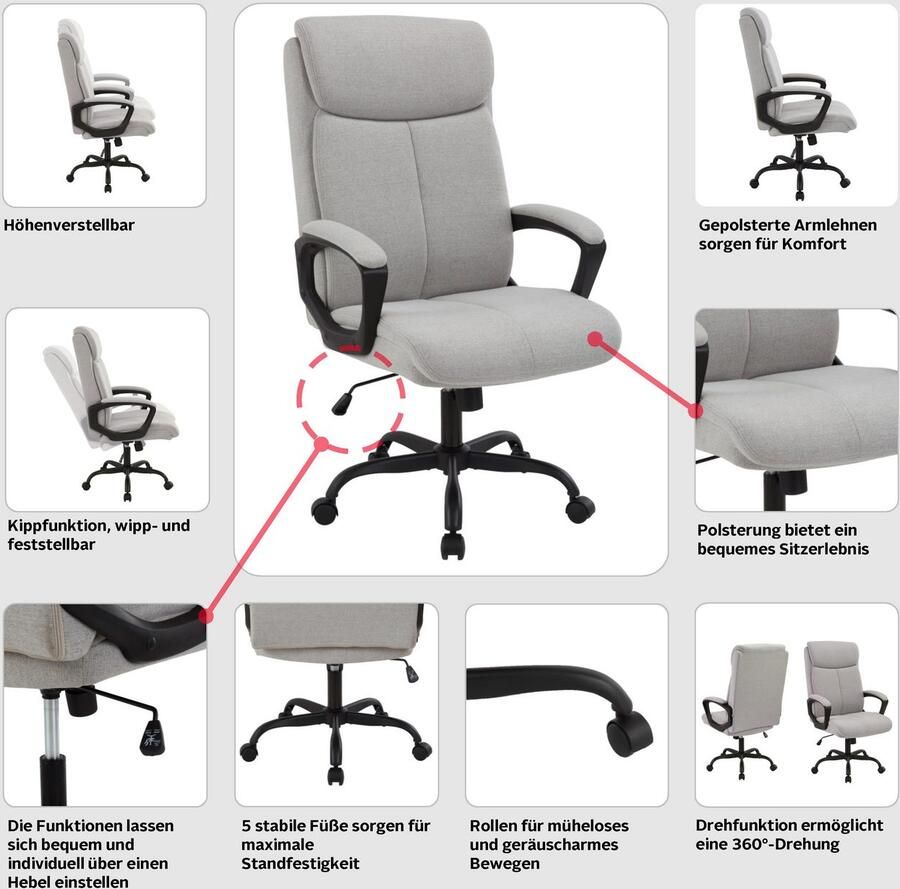 Places of Style Bureaustoel JONNA