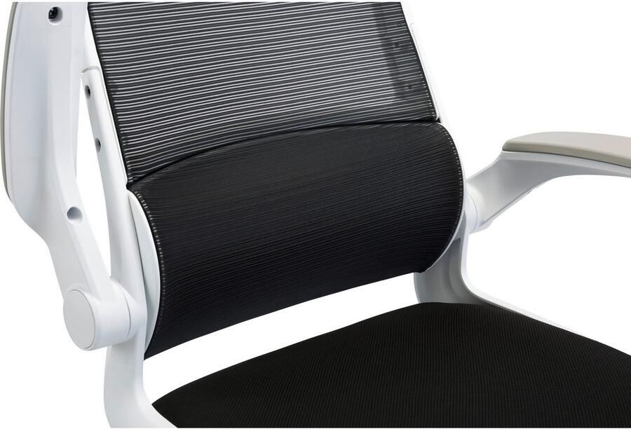 Places of Style Bureaustoel Menton ergonomische bureaustoel inclusief kussen lendensteun modern ontwerp - Foto 4