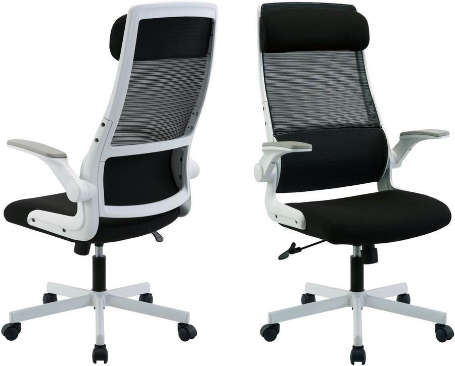 Places of Style Bureaustoel Menton ergonomische bureaustoel inclusief kussen lendensteun modern ontwerp