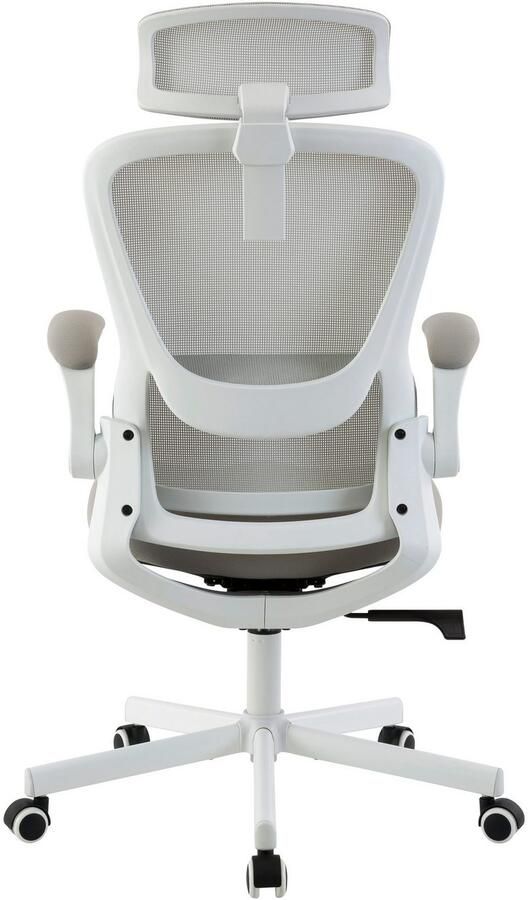 Places of Style Bureaustoel SACILE met lendensteun ademend klapbare armleuningen - Foto 6