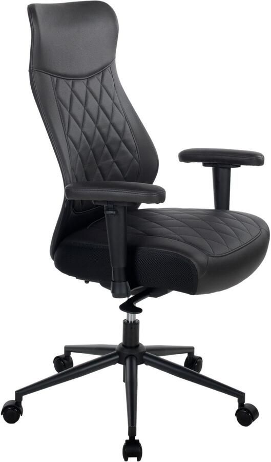 Places of Style Bureaustoel TURSI 2-d armleuningen zitdiepte- en hoogteverstelling lederlook-microvezel (1 stuk) - Foto 14