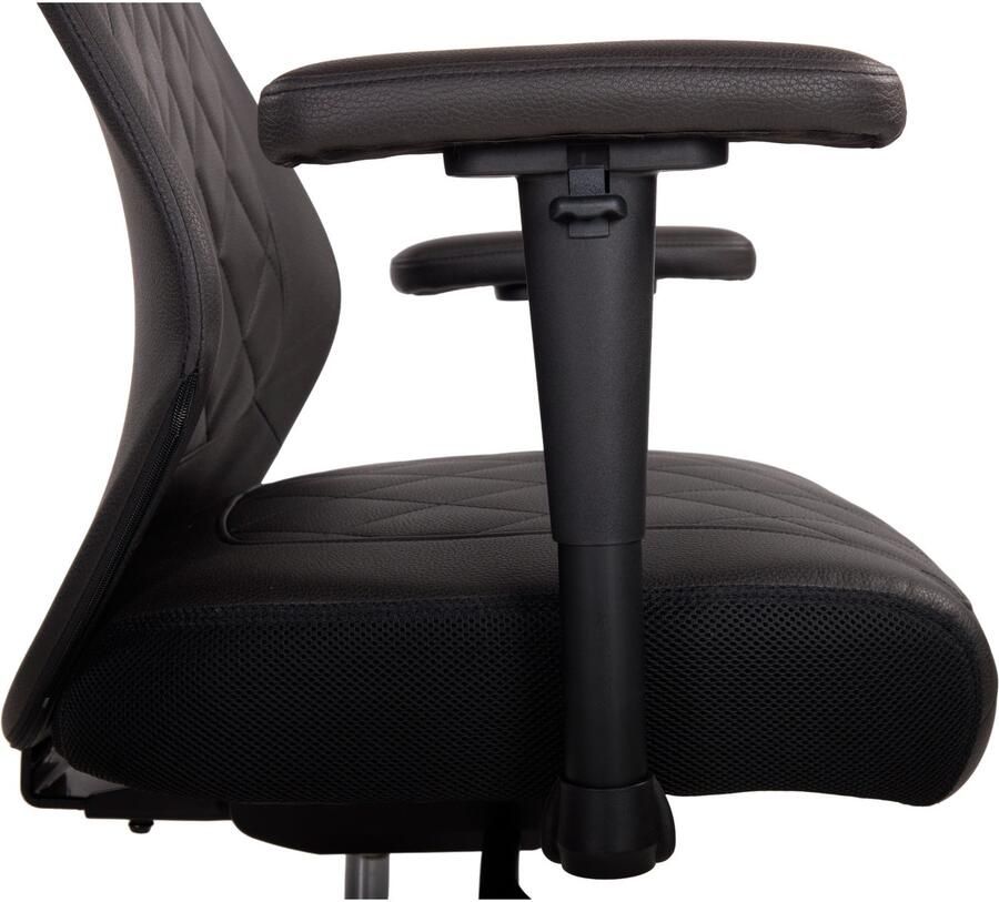 Places of Style Bureaustoel TURSI 2-d armleuningen zitdiepte- en hoogteverstelling lederlook-microvezel (1 stuk) - Foto 7