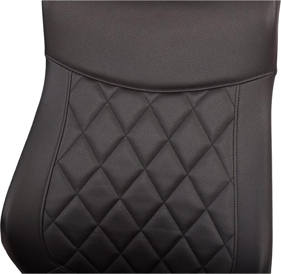 Places of Style Bureaustoel TURSI 2-d armleuningen zitdiepte- en hoogteverstelling lederlook-microvezel (1 stuk) - Foto 4