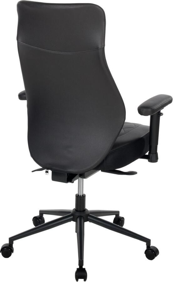 Places of Style Bureaustoel TURSI 2-d armleuningen zitdiepte- en hoogteverstelling lederlook-microvezel (1 stuk) - Foto 12